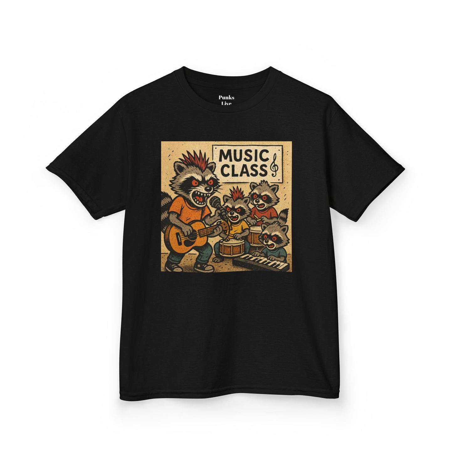 PLF “"Music Class" Tee” Tee | Punk Kidswear by PLF - Punks Live Forever
