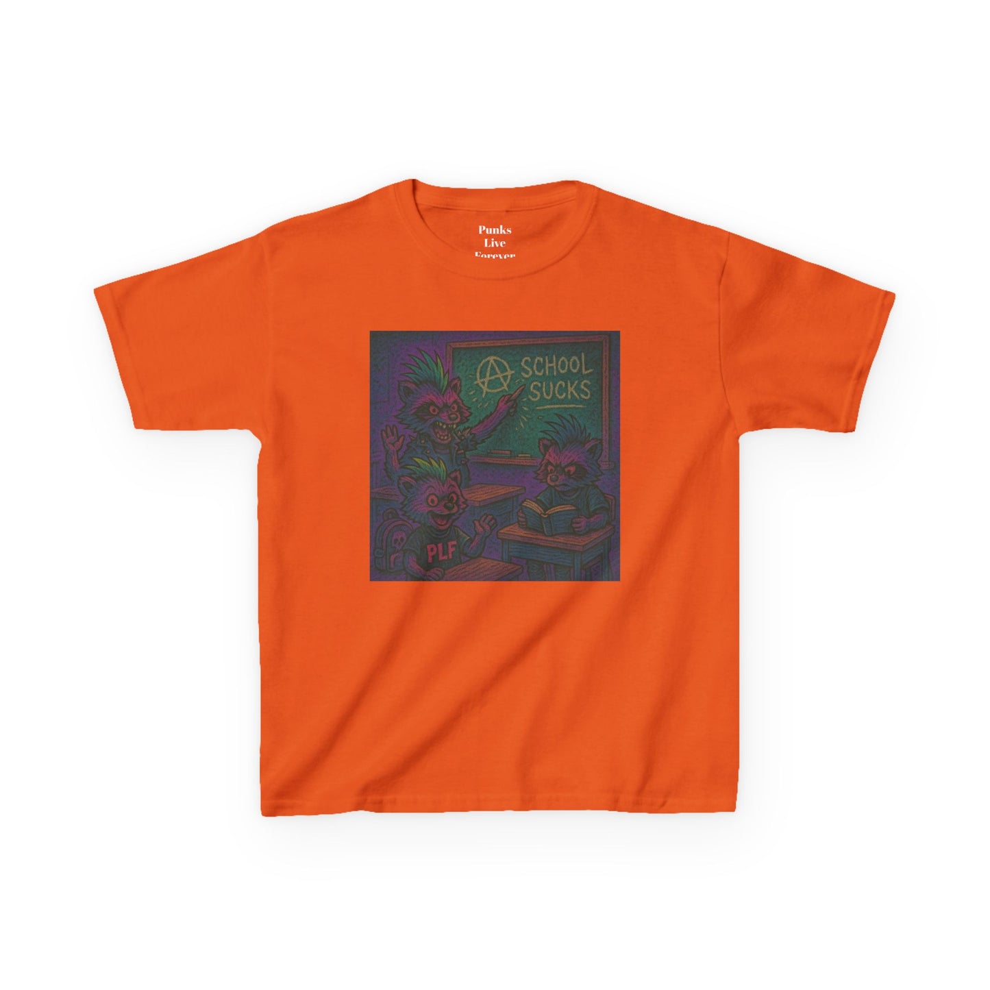 PLF “"School" Tee” Tee | Punk Kidswear by PLF - Punks Live Forever