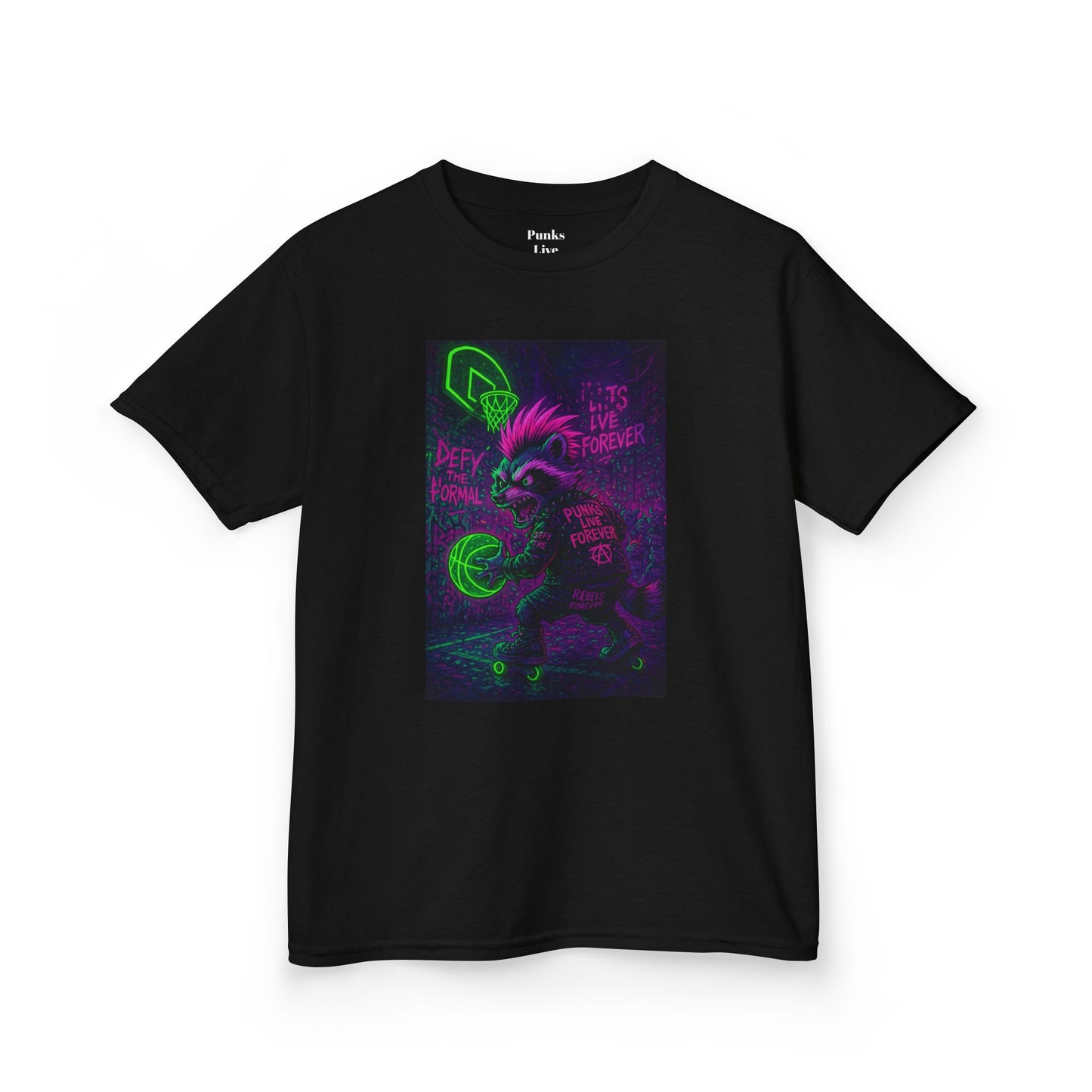 PLF “"Basketball" Tee” Tee | Punk Kidswear by PLF - Punks Live Forever