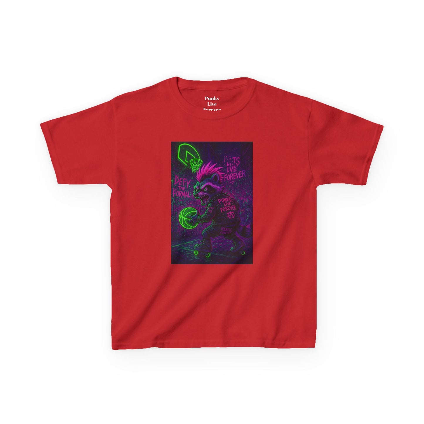 PLF “"Basketball" Tee” Tee | Punk Kidswear by PLF - Punks Live Forever