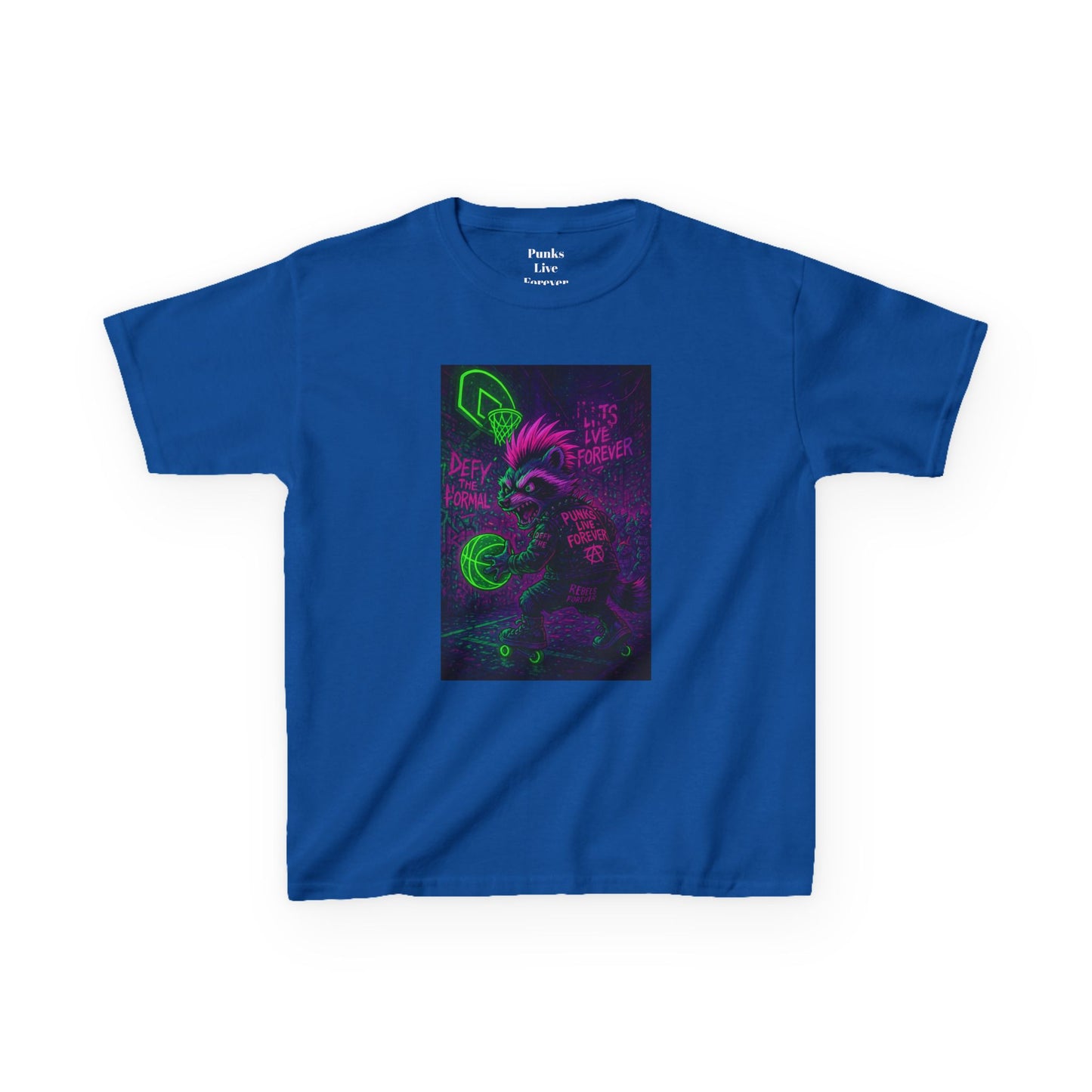 PLF “"Basketball" Tee” Tee | Punk Kidswear by PLF - Punks Live Forever