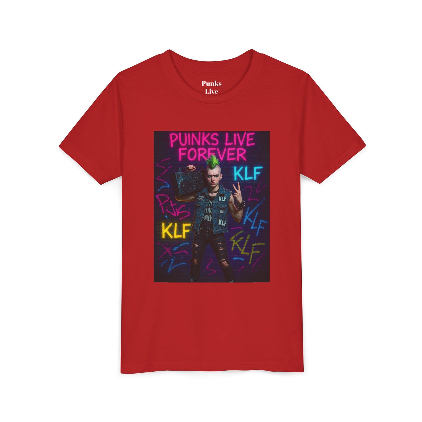 PLF “"Boombox Rebellion Tee” Tee | Punk Kidswear by PLF - Punks Live Forever