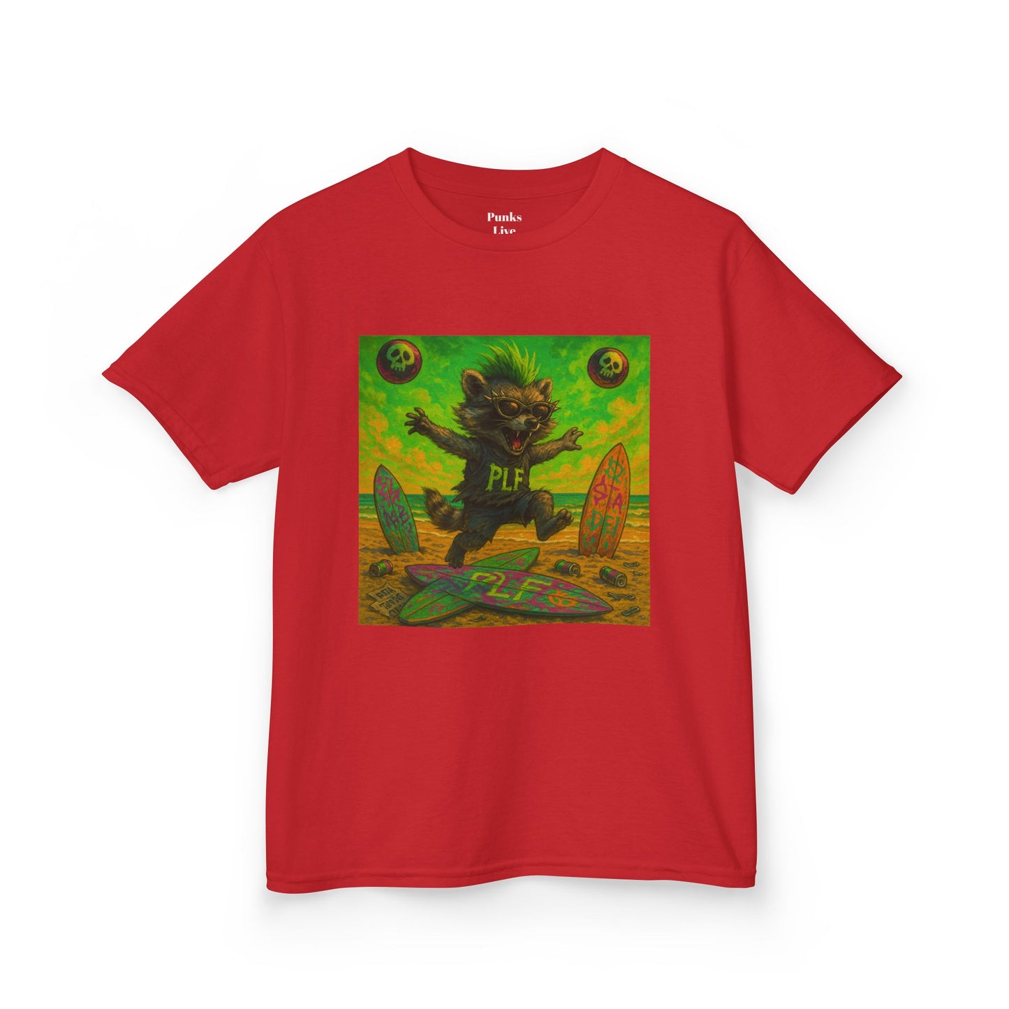 PLF “"Beach" Tee” Tee | Punk Kidswear by PLF - Punks Live Forever