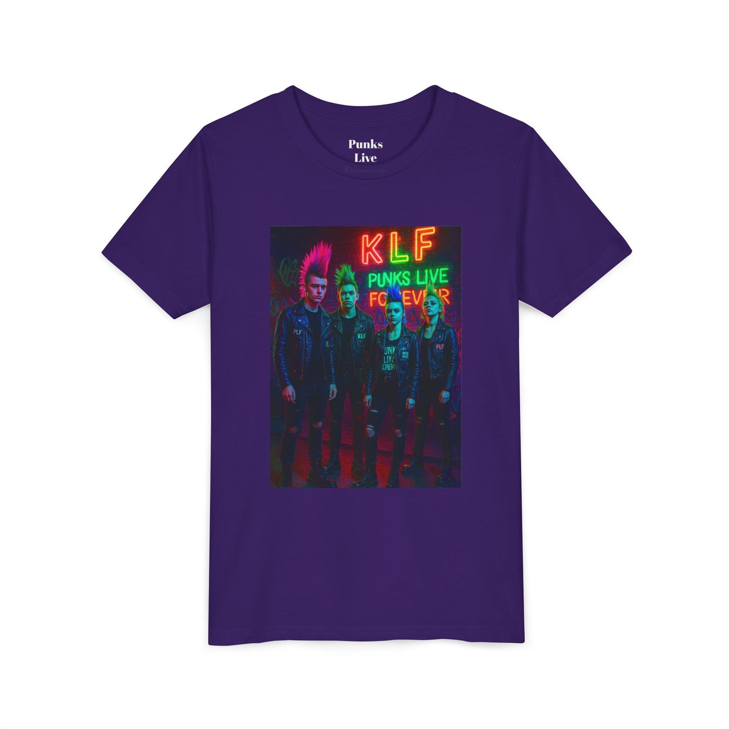 PLF “Neon Syndicate Tee” Tee | Punk Kidswear by PLF - Punks Live Forever