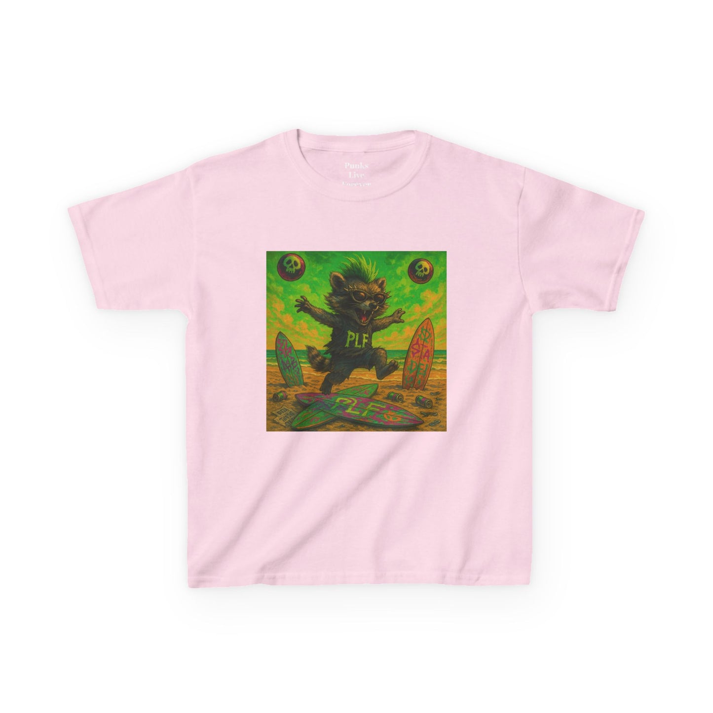 PLF “"Beach" Tee” Tee | Punk Kidswear by PLF - Punks Live Forever