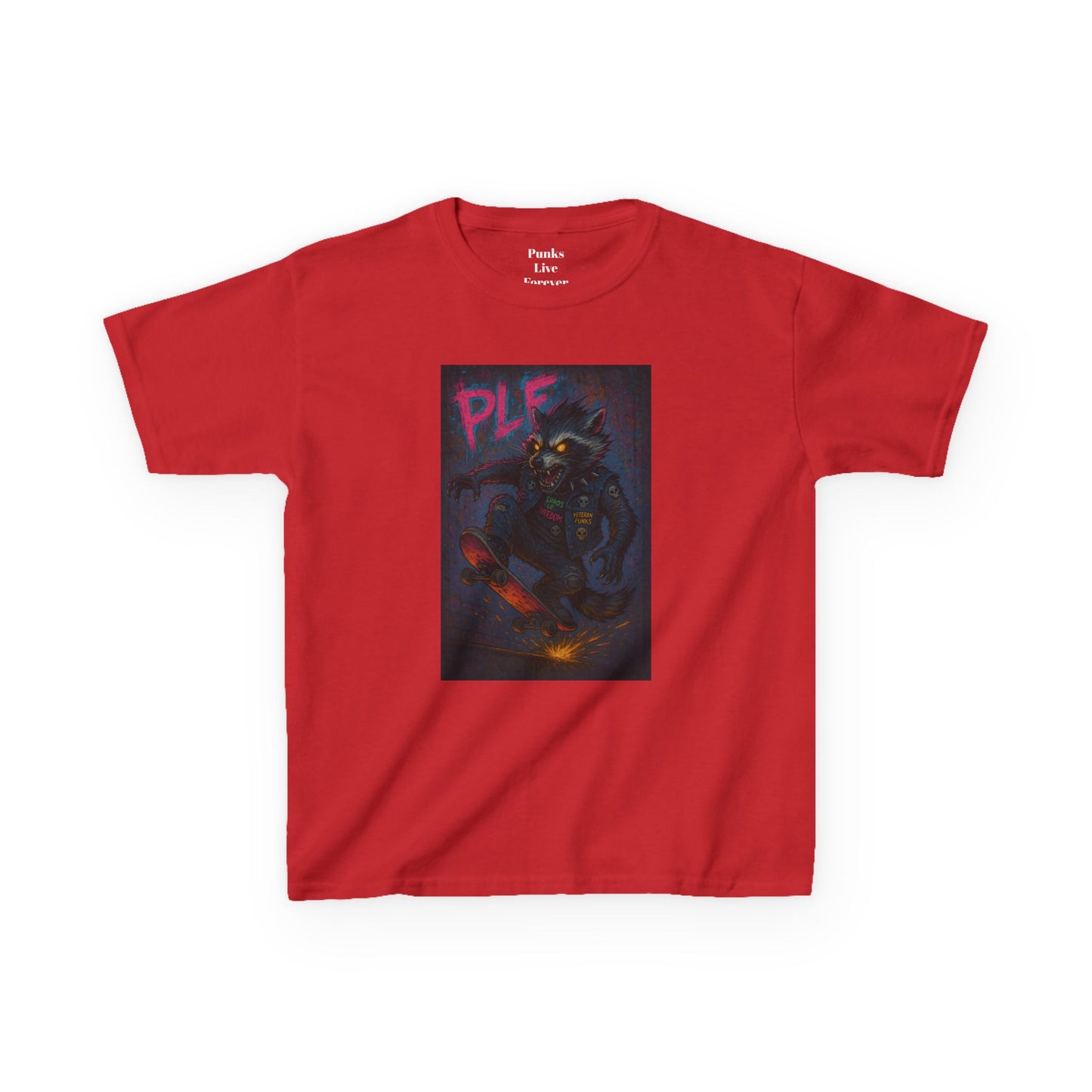 PLF “"Skateboard" Tee” Tee | Punk Kidswear by PLF - Punks Live Forever