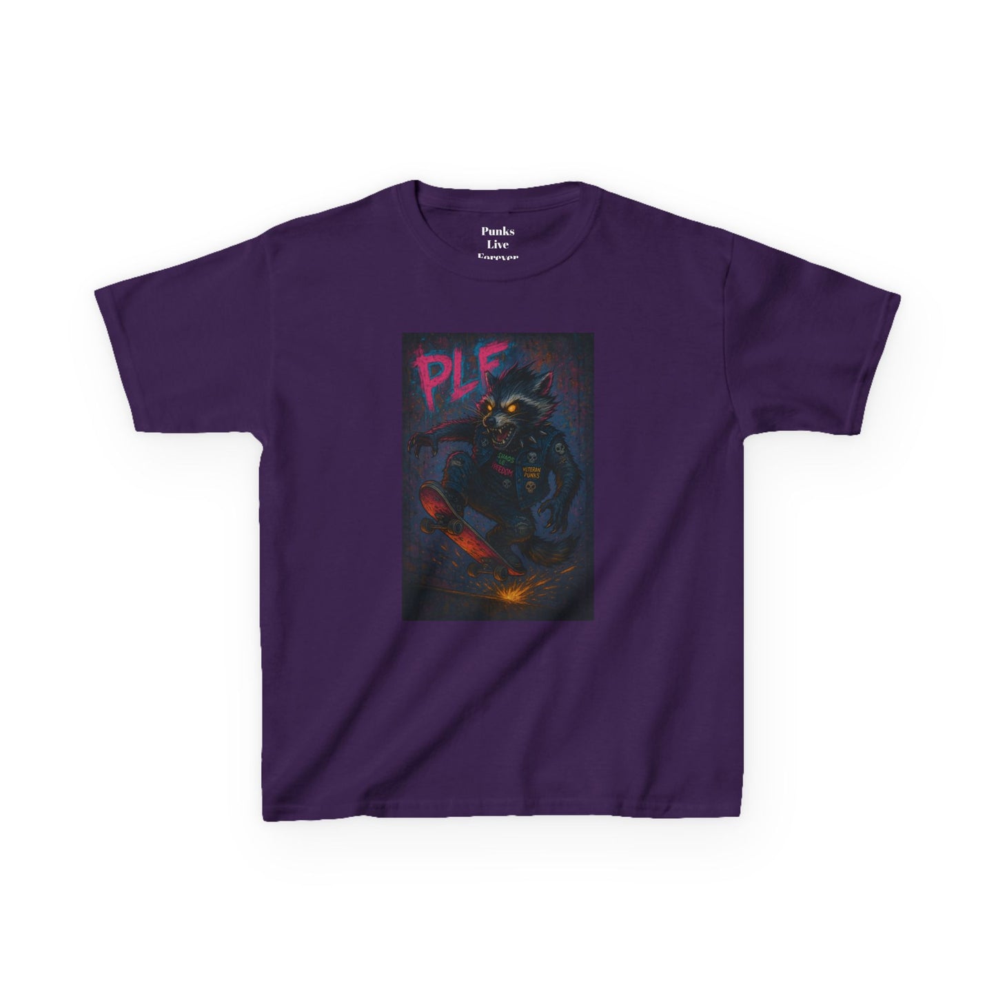 PLF “"Skateboard" Tee” Tee | Punk Kidswear by PLF - Punks Live Forever