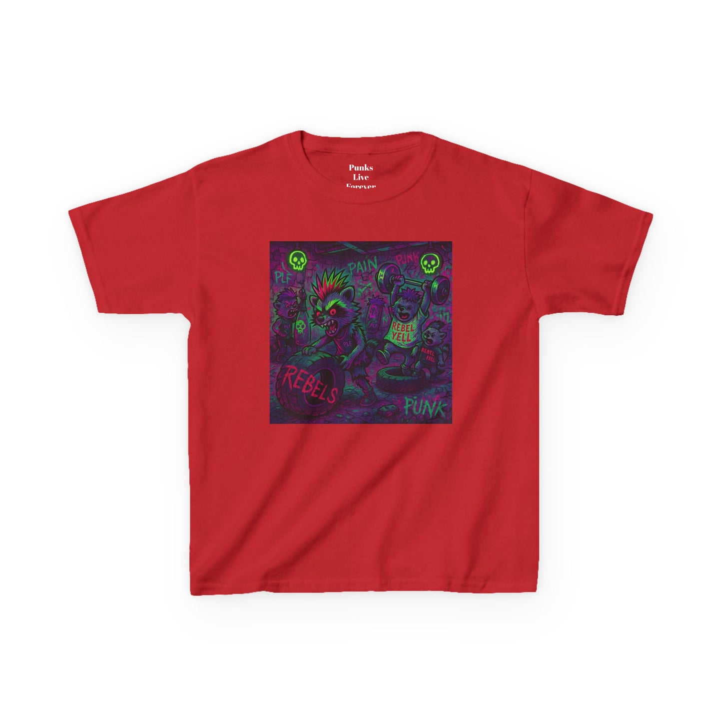 PLF “"Gym" Tee” Tee | Punk Kidswear by PLF - Punks Live Forever