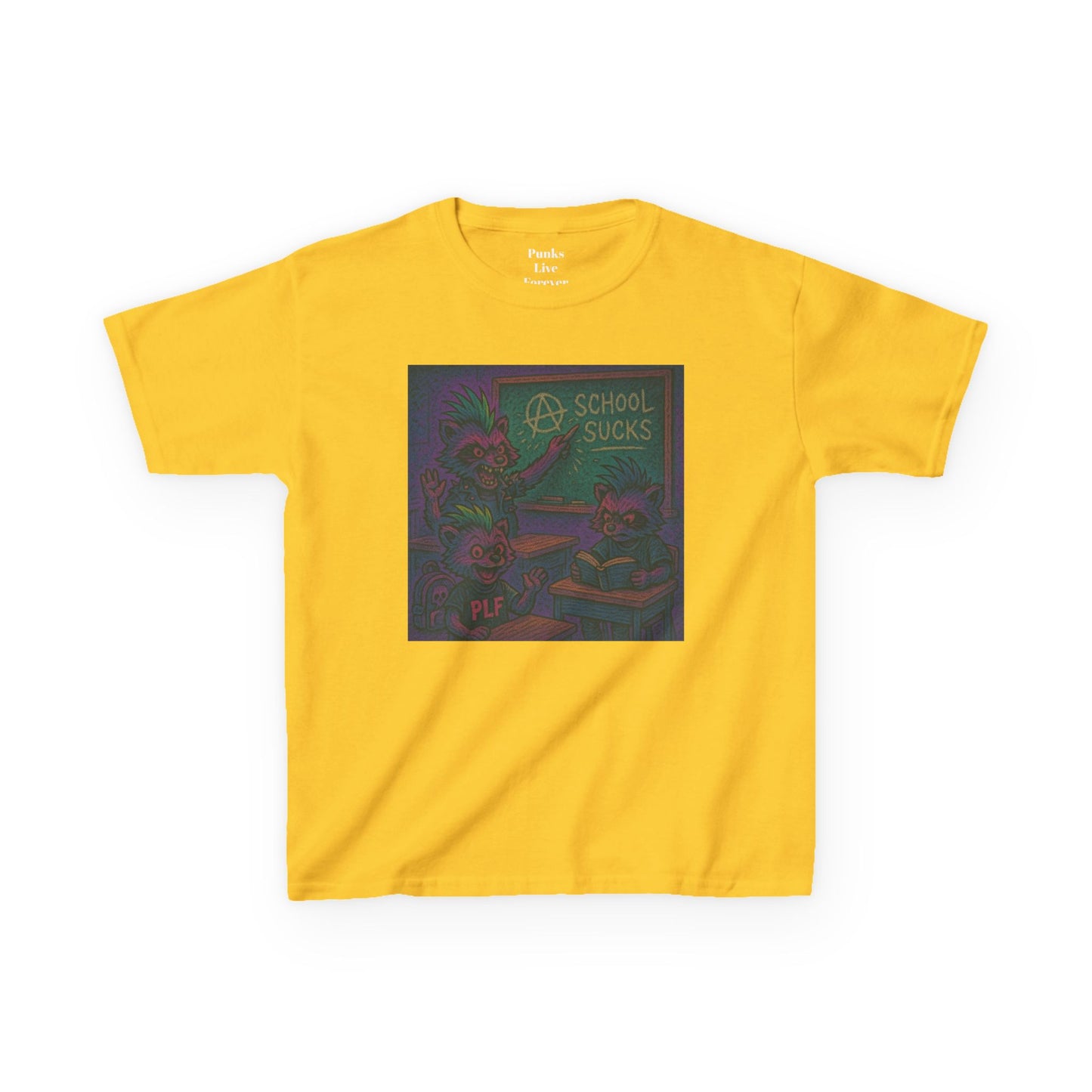 PLF “"School" Tee” Tee | Punk Kidswear by PLF - Punks Live Forever