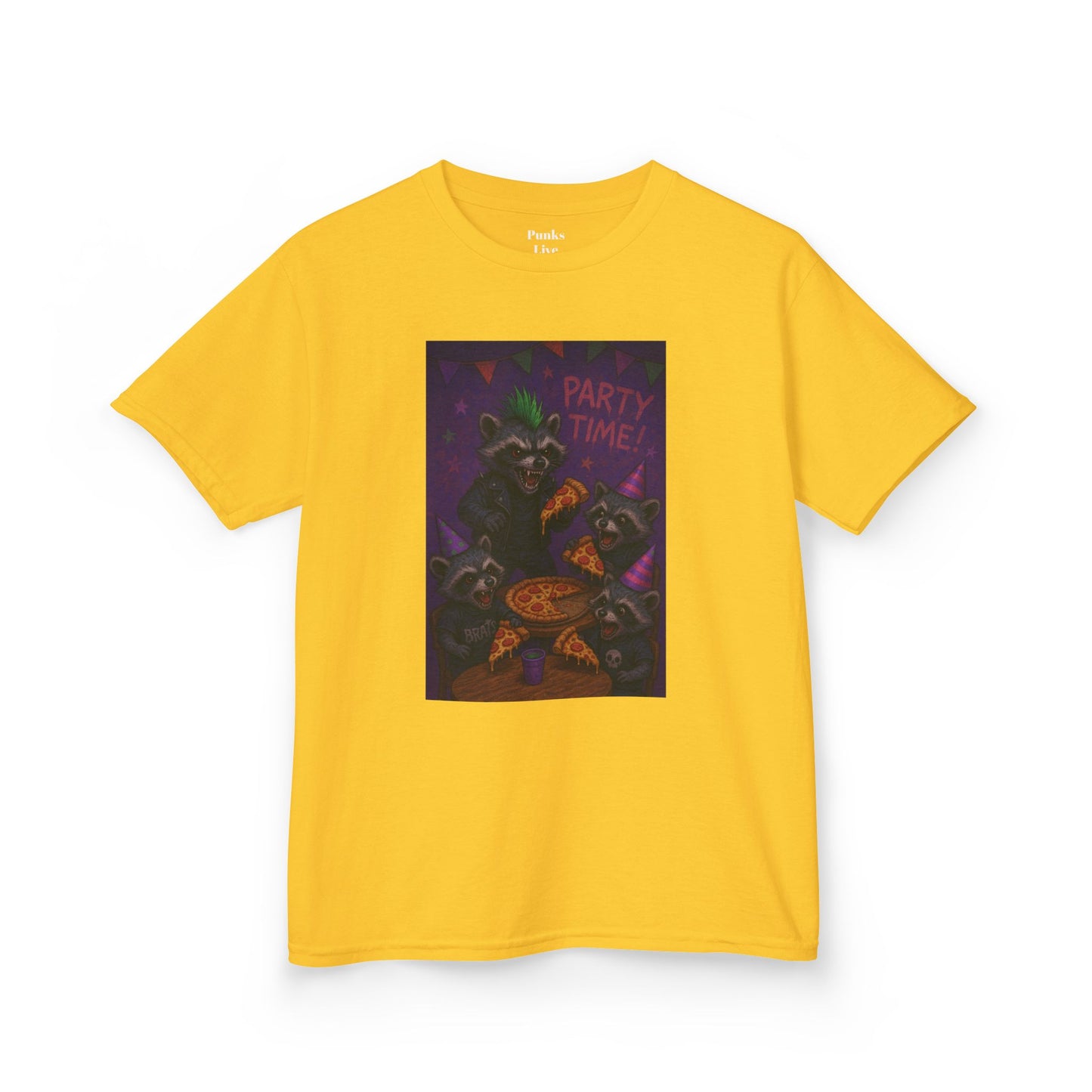 PLF “"Pizza" Tee” Tee | Punk Kidswear by PLF - Punks Live Forever
