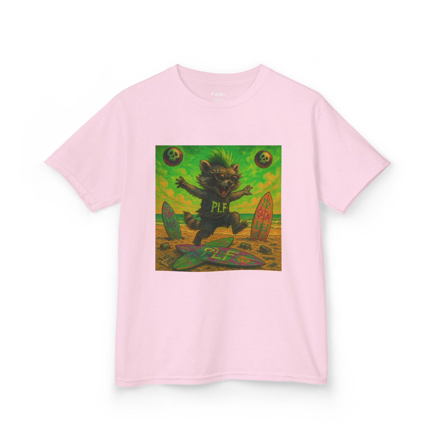 PLF “"Beach" Tee” Tee | Punk Kidswear by PLF - Punks Live Forever