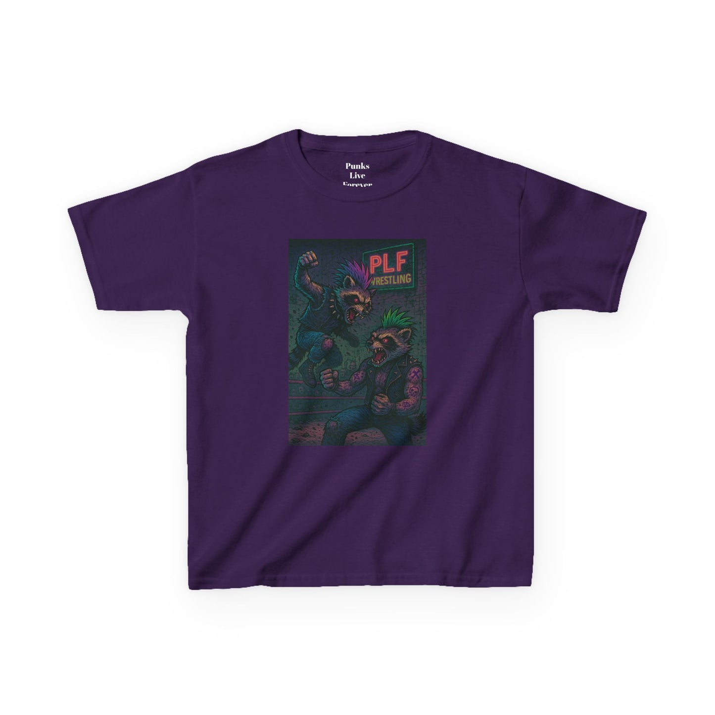 PLF “"Wrestler" Tee” Tee | Punk Kidswear by PLF - Punks Live Forever