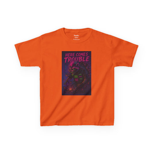 PLF “"Trouble" Tee” Tee | Punk Kidswear by PLF - Punks Live Forever