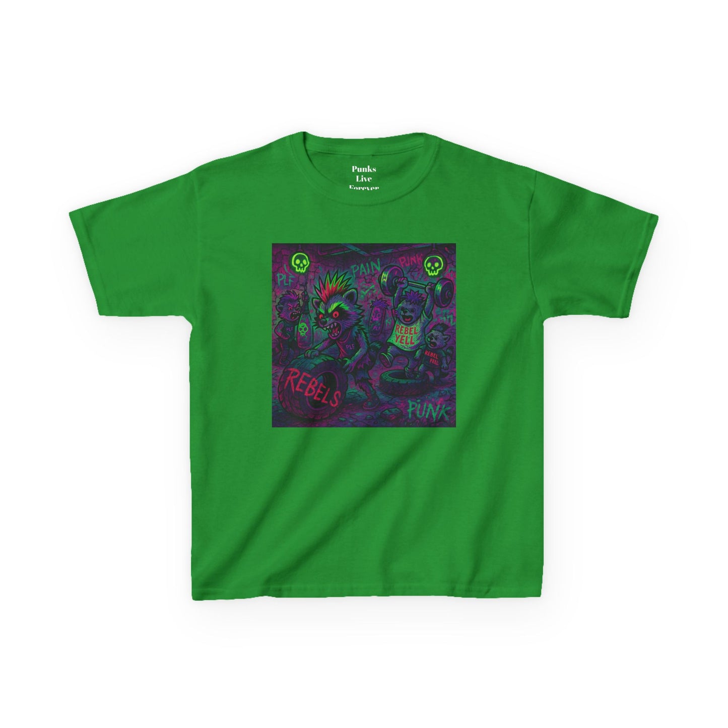 PLF “"Gym" Tee” Tee | Punk Kidswear by PLF - Punks Live Forever
