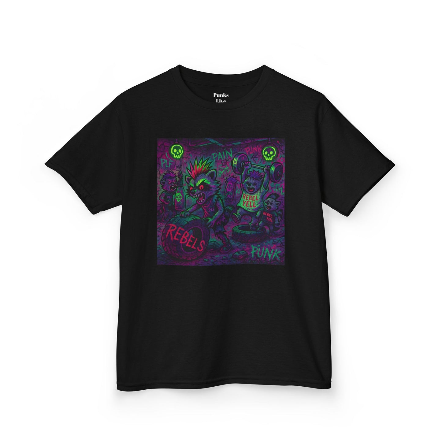 PLF “"Gym" Tee” Tee | Punk Kidswear by PLF - Punks Live Forever