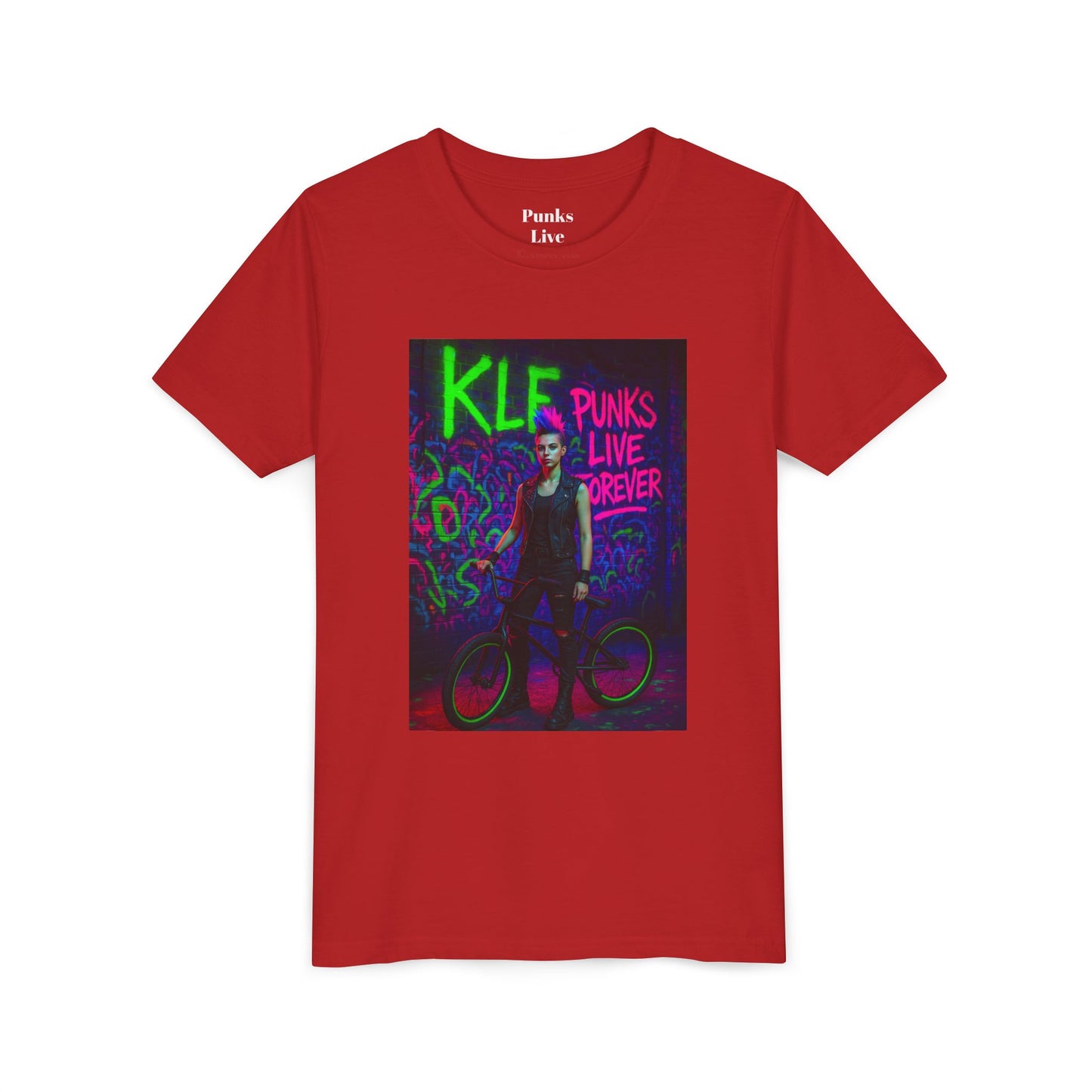 PLF “"Neon Resistance Tee” Tee | Punk Kidswear by PLF - Punks Live Forever