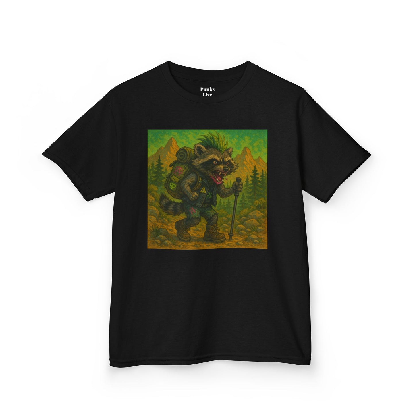 PLF “"Hiking" Tee” Tee | Punk Kidswear by PLF - Punks Live Forever