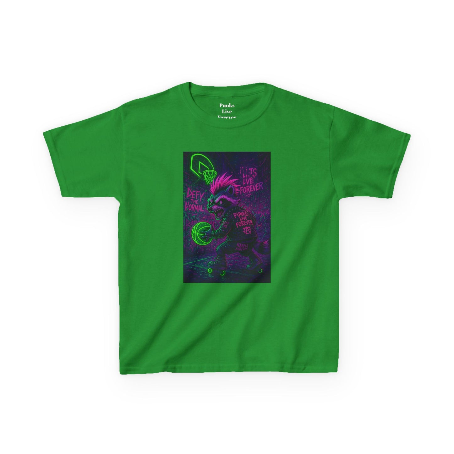 PLF “"Basketball" Tee” Tee | Punk Kidswear by PLF - Punks Live Forever