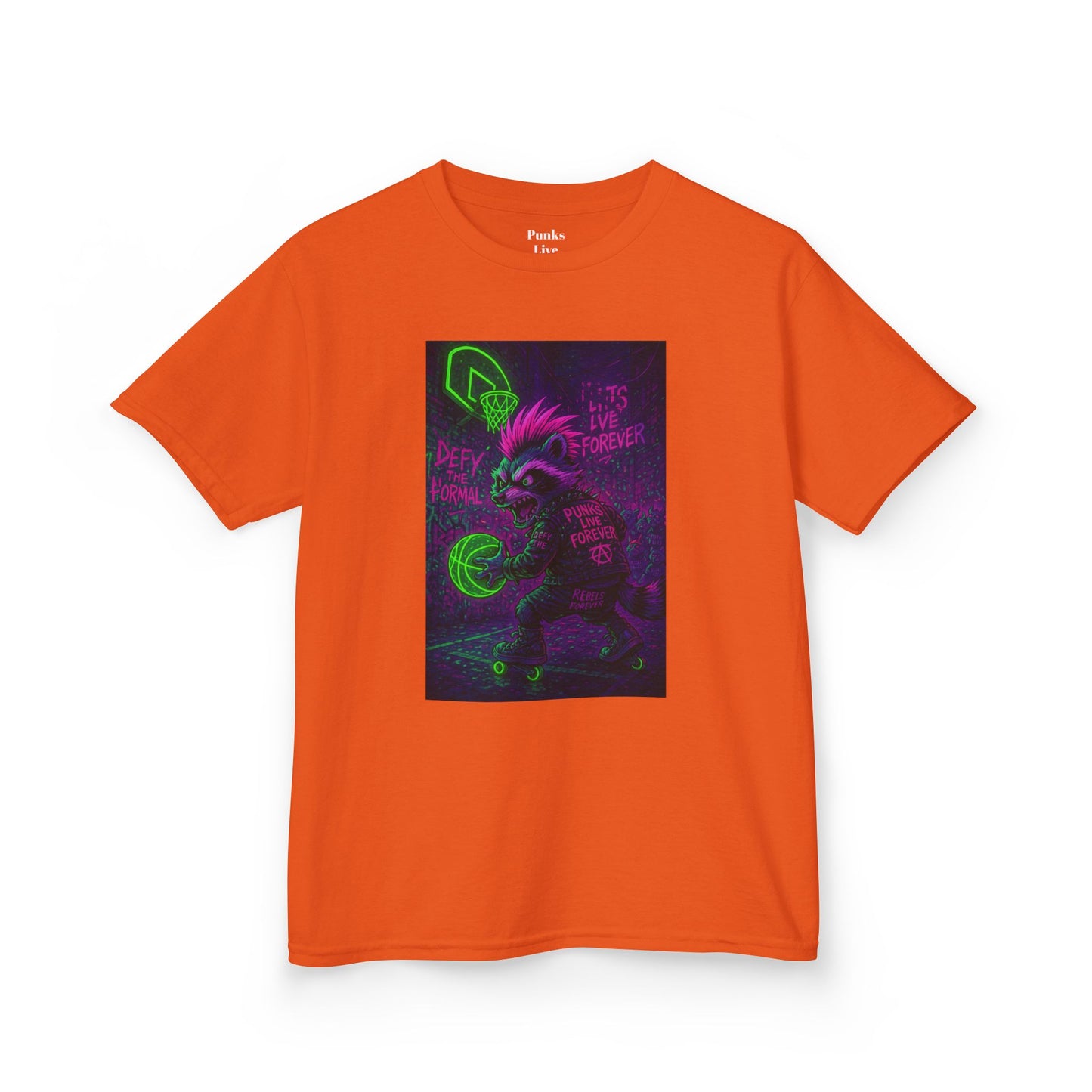 PLF “"Basketball" Tee” Tee | Punk Kidswear by PLF - Punks Live Forever