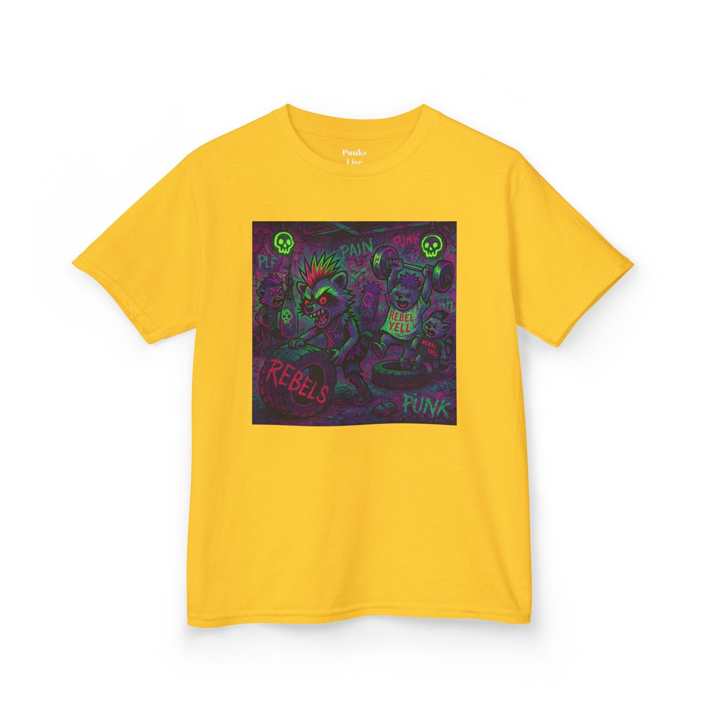 PLF “"Gym" Tee” Tee | Punk Kidswear by PLF - Punks Live Forever