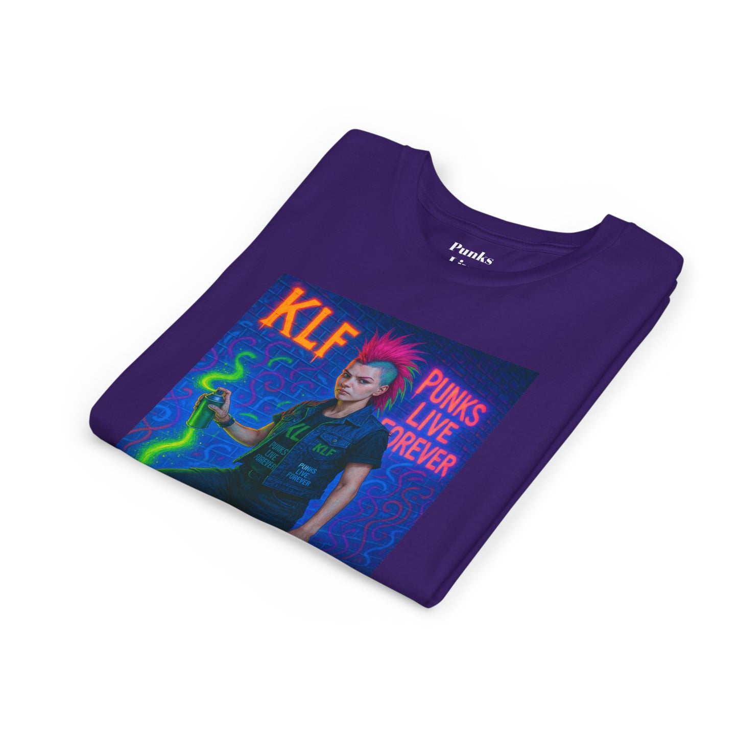 PLF “"Glow Riot Tee” Tee | Punk Kidswear by PLF - Punks Live Forever