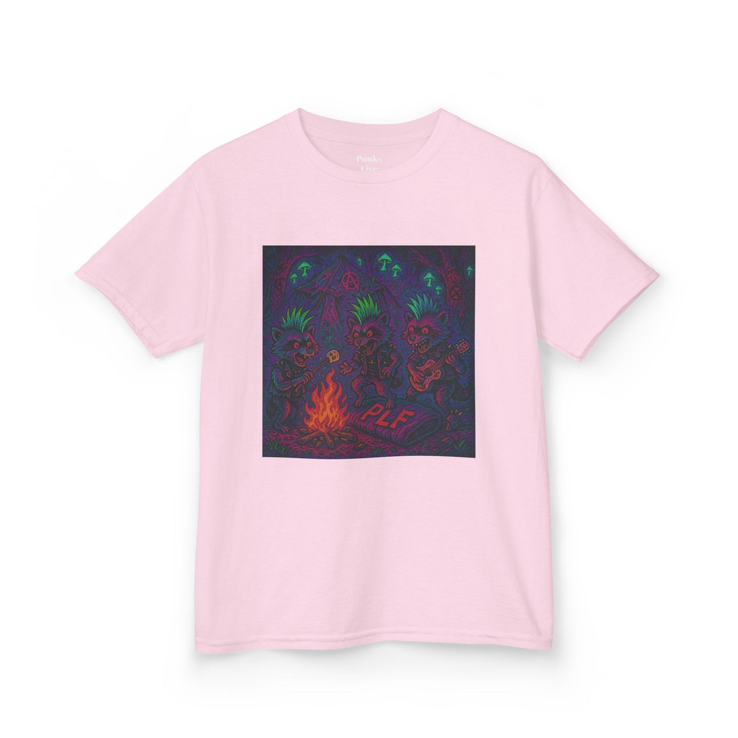 PLF “"Camping" Tee” Tee | Punk Kidswear by PLF - Punks Live Forever