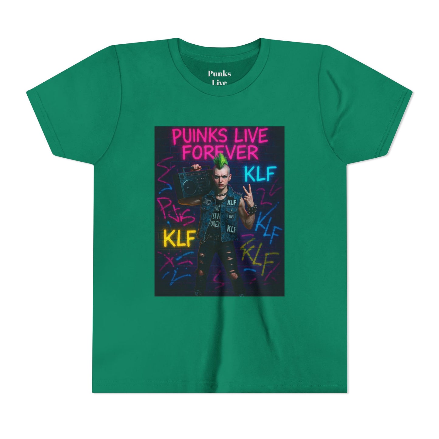 PLF “"Boombox Rebellion Tee” Tee | Punk Kidswear by PLF - Punks Live Forever