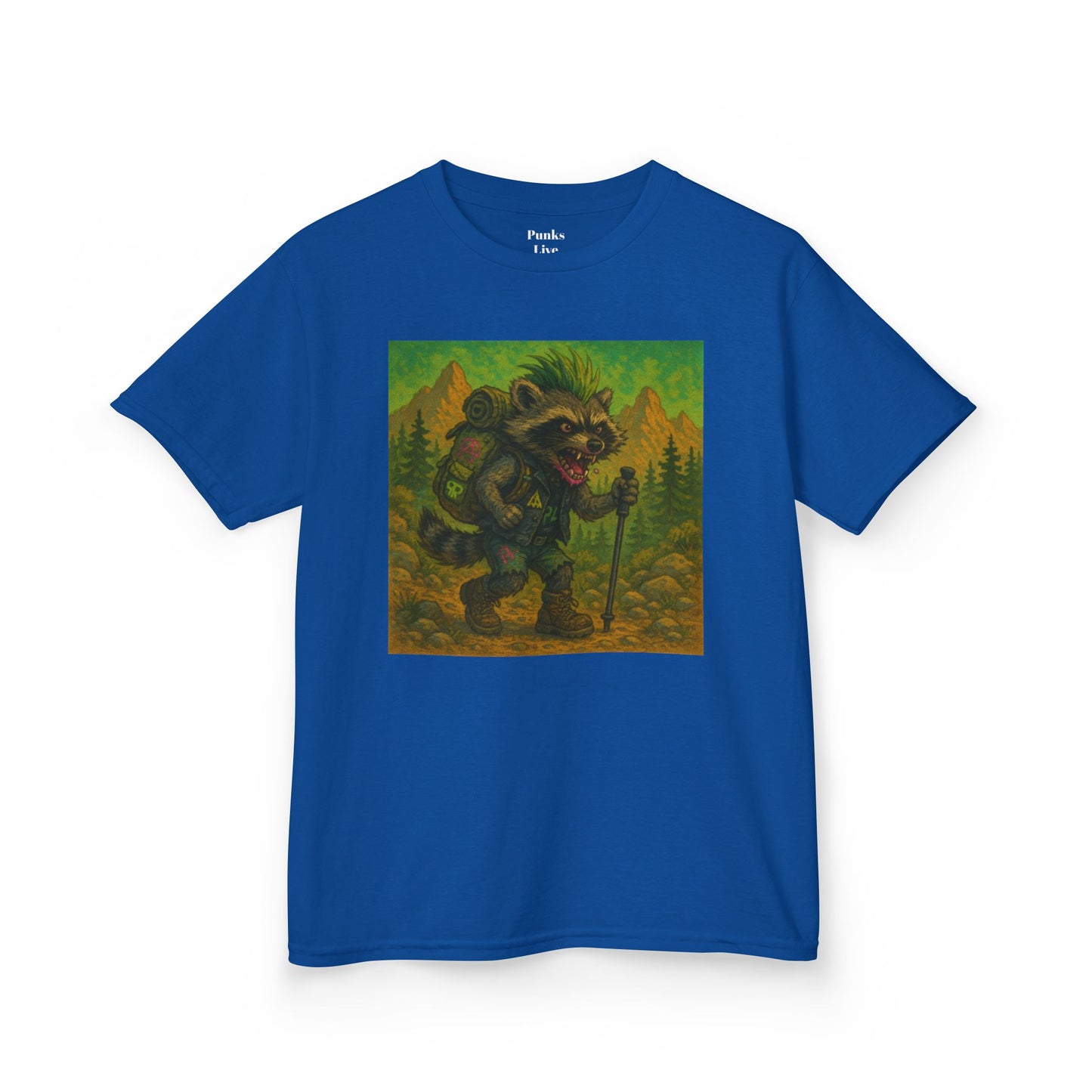 PLF “"Hiking" Tee” Tee | Punk Kidswear by PLF - Punks Live Forever