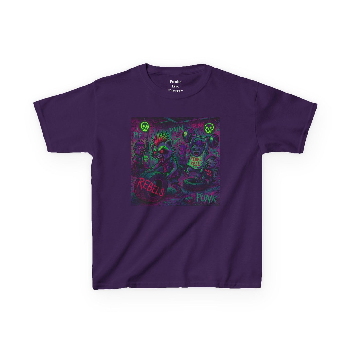 PLF “"Gym" Tee” Tee | Punk Kidswear by PLF - Punks Live Forever