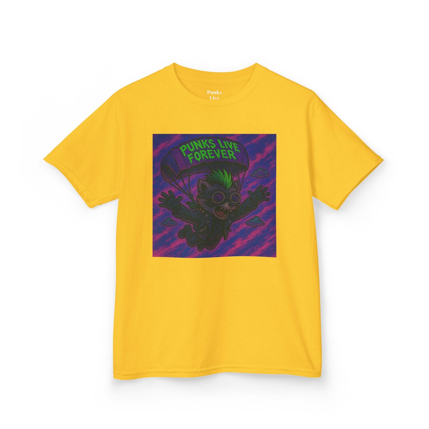PLF “"Parachute" Tee” Tee | Punk Kidswear by PLF - Punks Live Forever