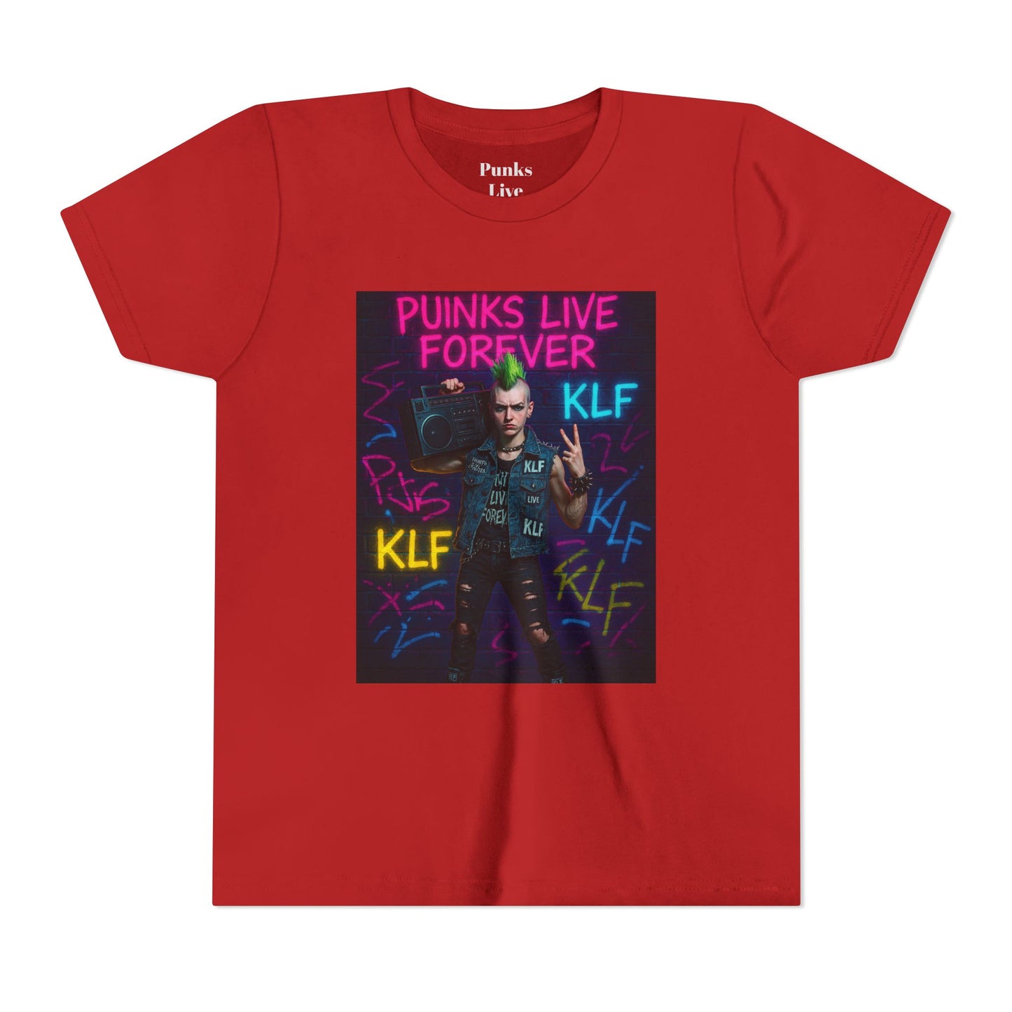 PLF “"Boombox Rebellion Tee” Tee | Punk Kidswear by PLF - Punks Live Forever