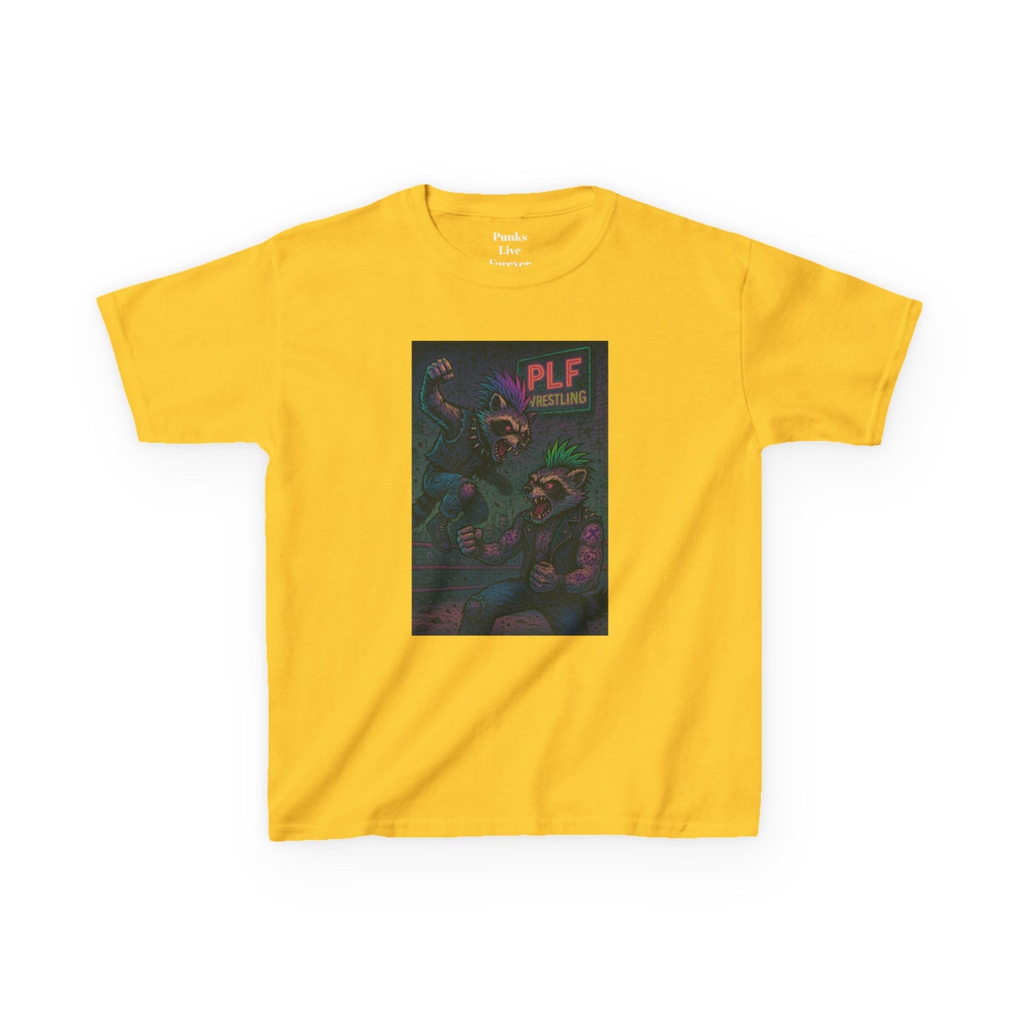 PLF “"Wrestler" Tee” Tee | Punk Kidswear by PLF - Punks Live Forever