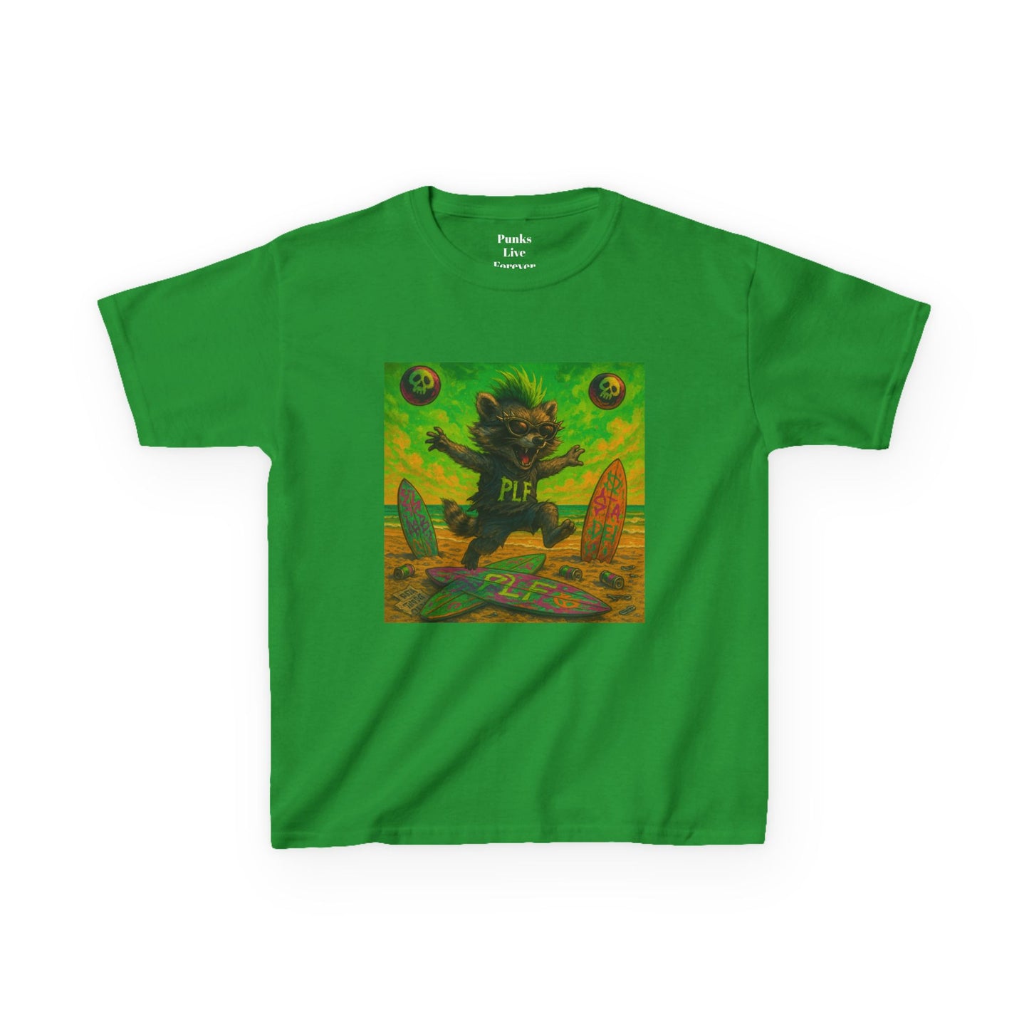 PLF “"Beach" Tee” Tee | Punk Kidswear by PLF - Punks Live Forever