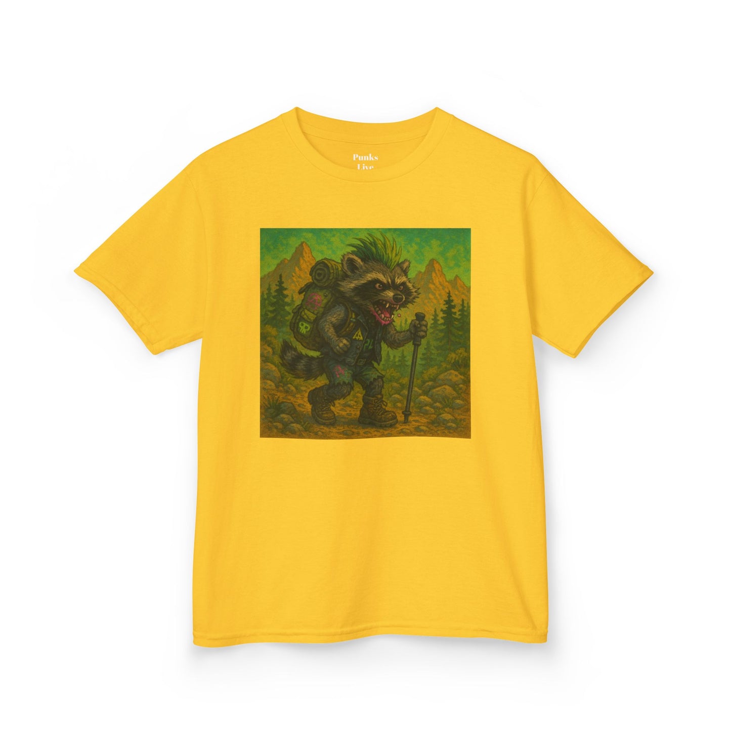 PLF “"Hiking" Tee” Tee | Punk Kidswear by PLF - Punks Live Forever