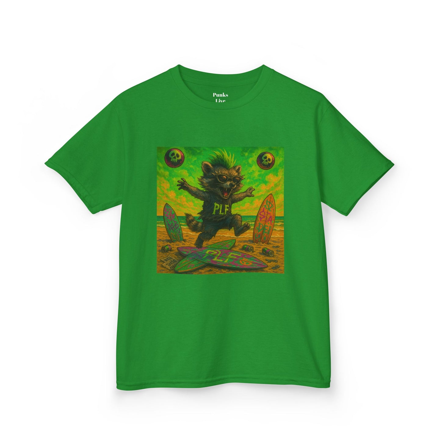 PLF “"Beach" Tee” Tee | Punk Kidswear by PLF - Punks Live Forever