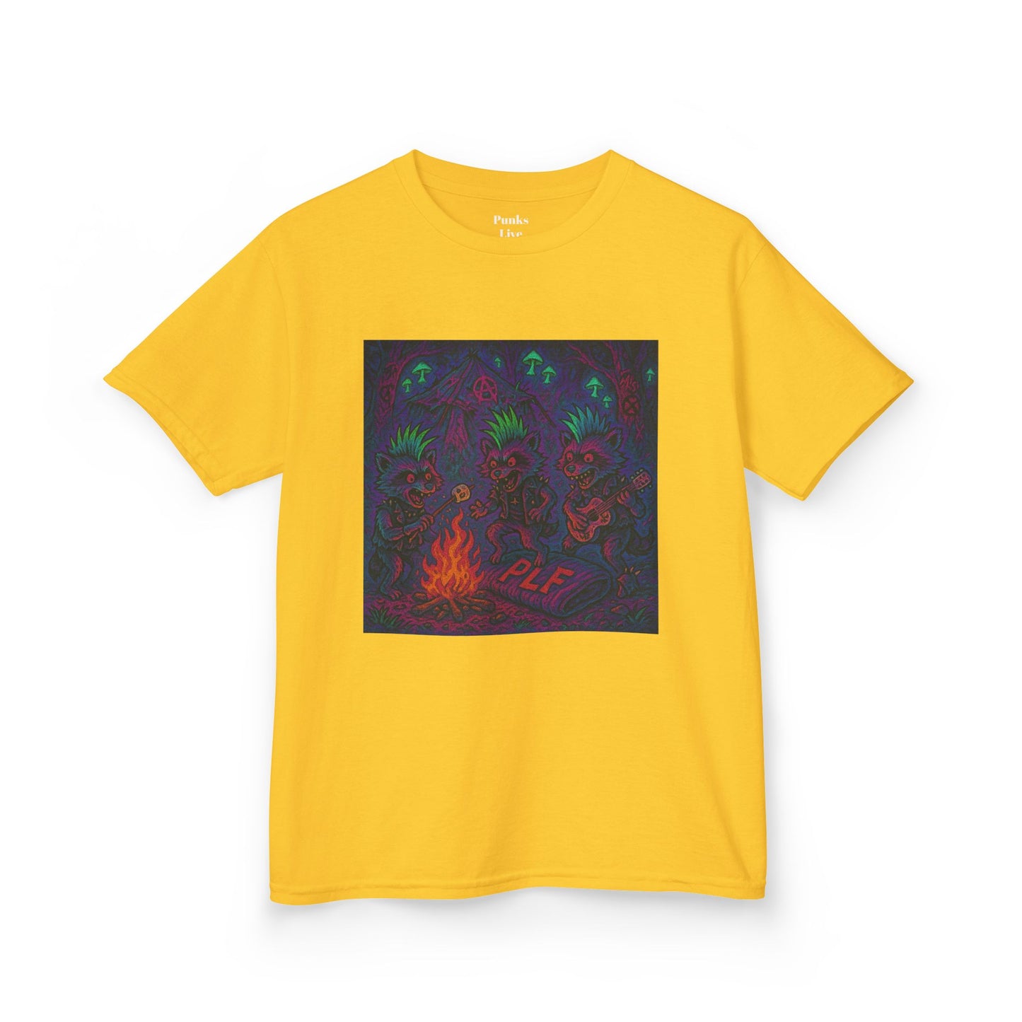 PLF “"Camping" Tee” Tee | Punk Kidswear by PLF - Punks Live Forever