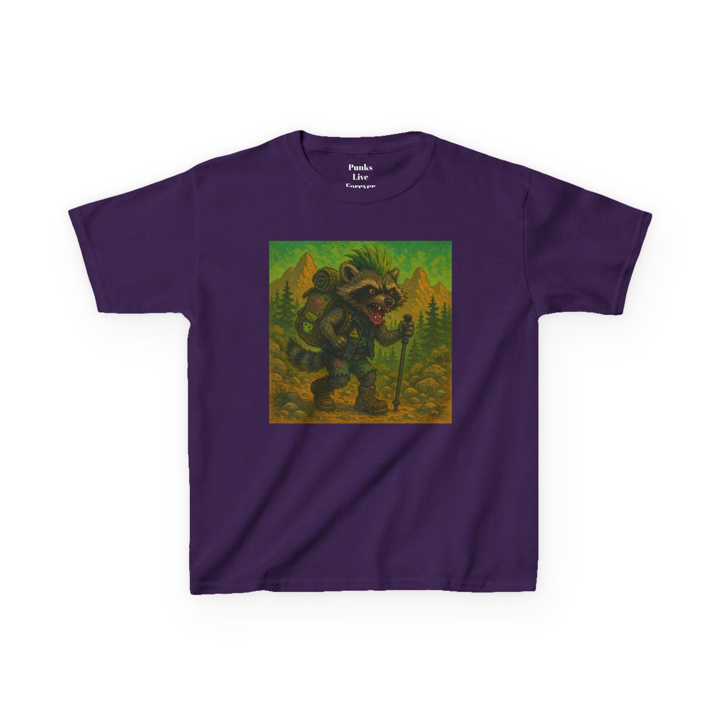 PLF “"Hiking" Tee” Tee | Punk Kidswear by PLF - Punks Live Forever