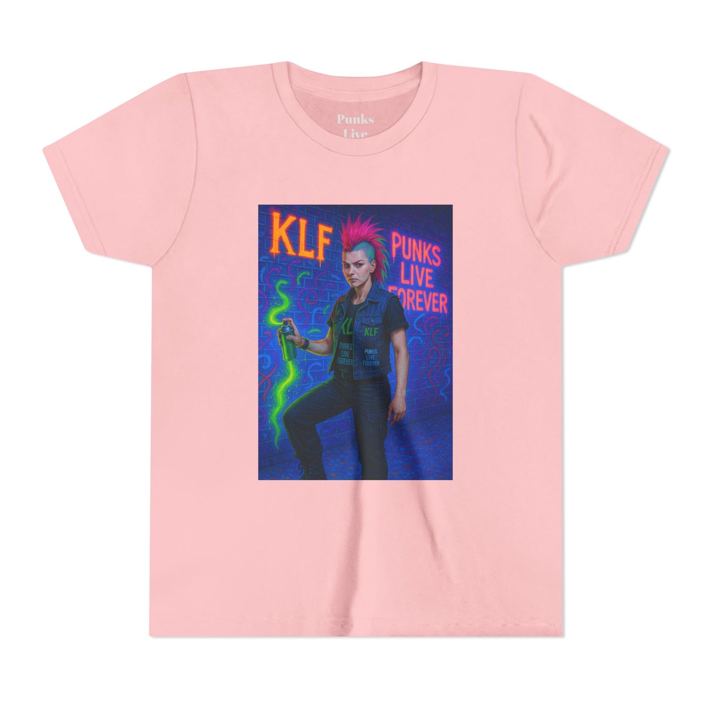 PLF “"Glow Riot Tee” Tee | Punk Kidswear by PLF - Punks Live Forever