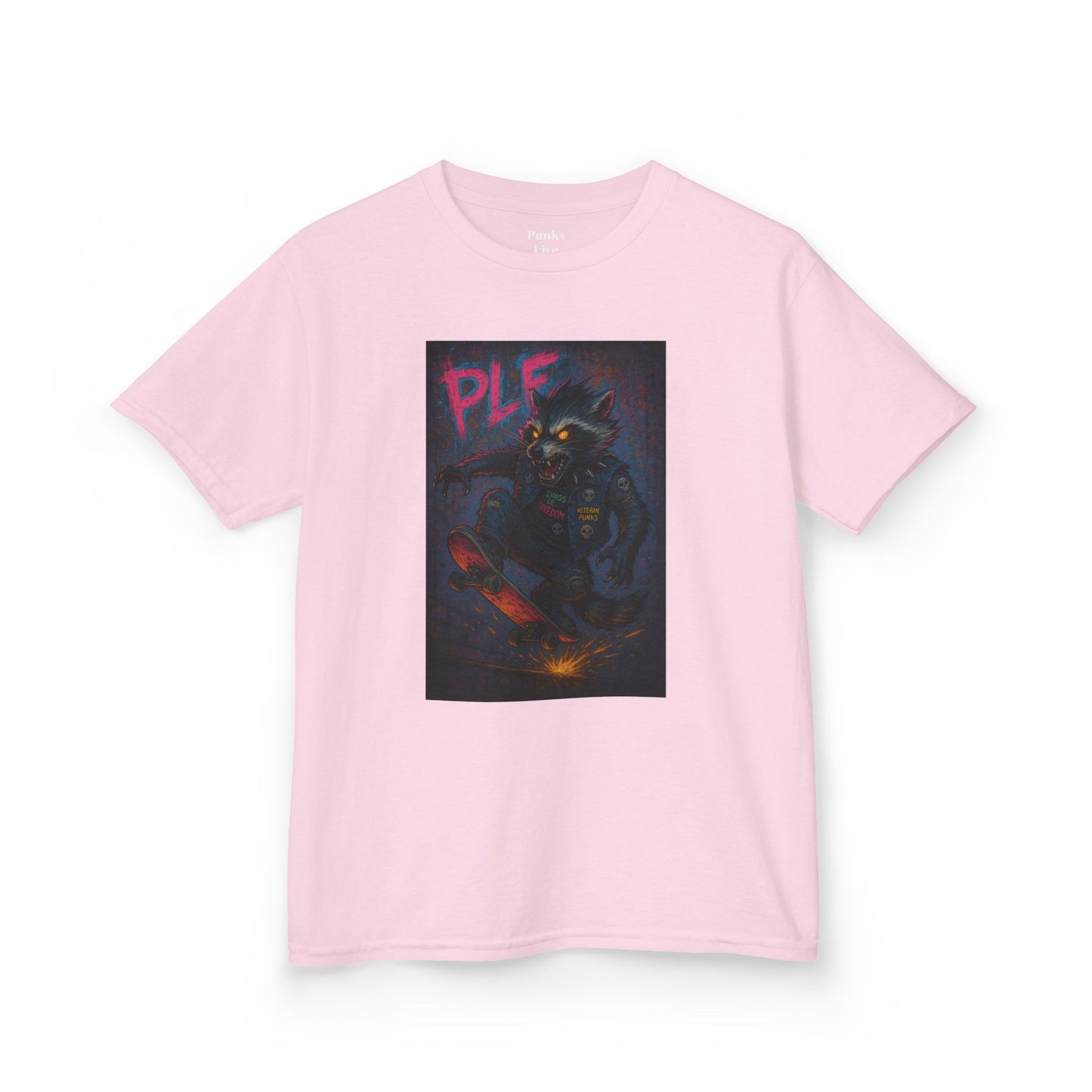 PLF “"Skateboard" Tee” Tee | Punk Kidswear by PLF - Punks Live Forever