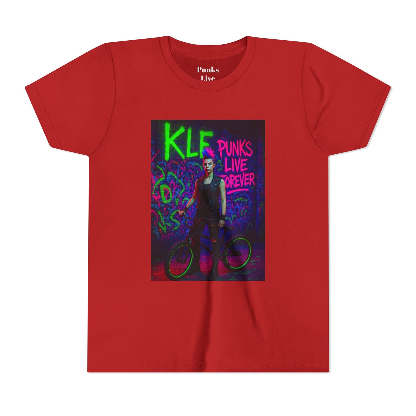 PLF “"Neon Resistance Tee” Tee | Punk Kidswear by PLF - Punks Live Forever