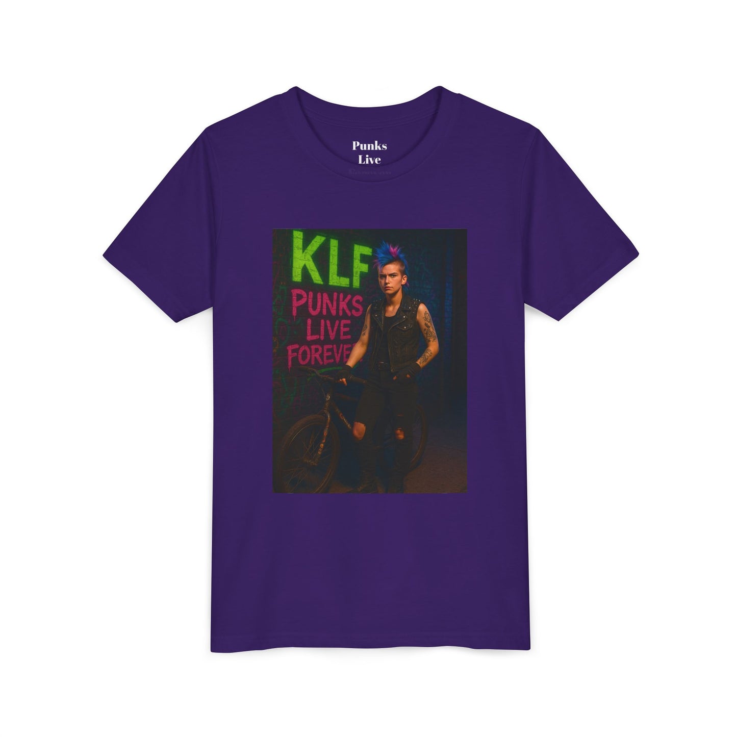 PLF “"Brickwall Burnout Tee” Tee | Punk Kidswear by PLF - Punks Live Forever