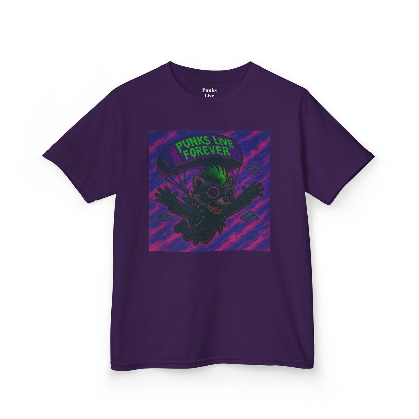 PLF “"Parachute" Tee” Tee | Punk Kidswear by PLF - Punks Live Forever