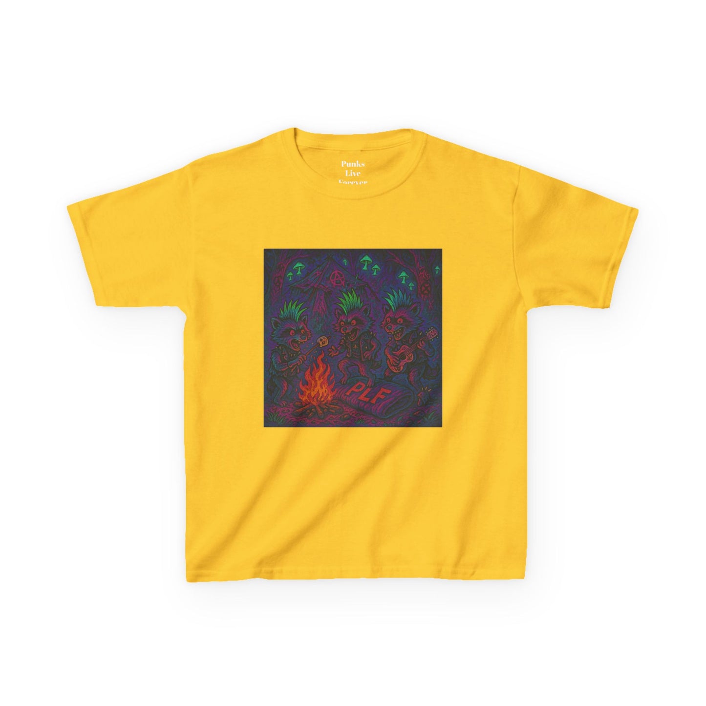 PLF “"Camping" Tee” Tee | Punk Kidswear by PLF - Punks Live Forever