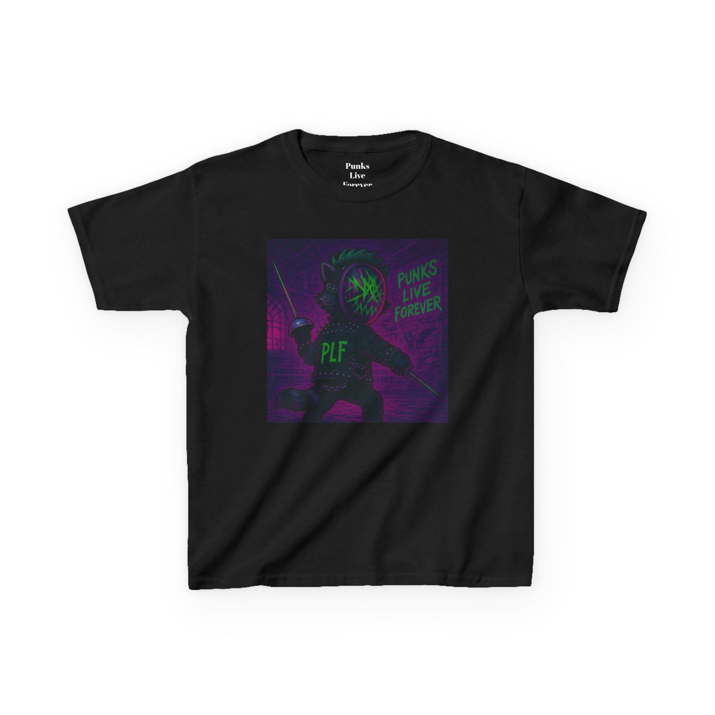 PLF “"Fencing" Tee” Tee | Punk Kidswear by PLF - Punks Live Forever