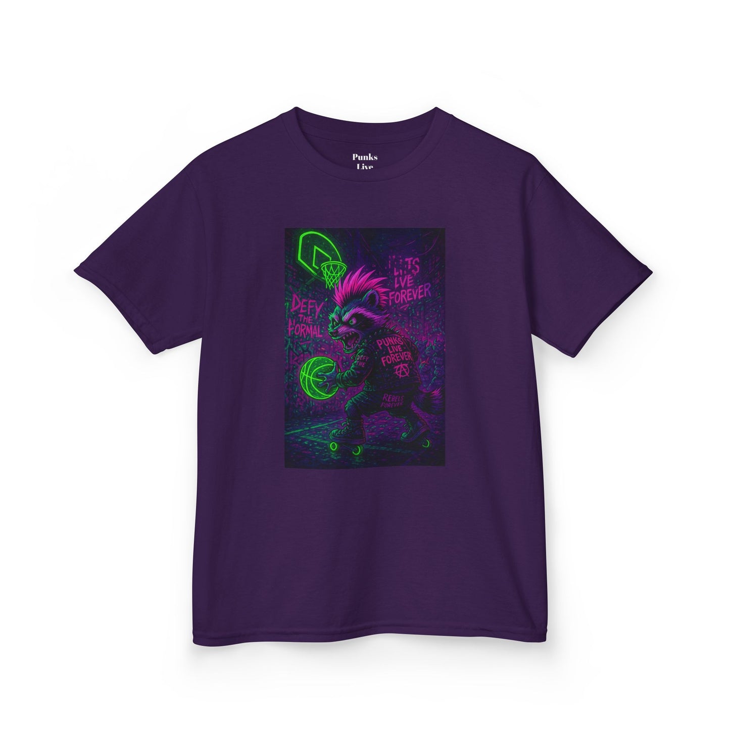 PLF “"Basketball" Tee” Tee | Punk Kidswear by PLF - Punks Live Forever