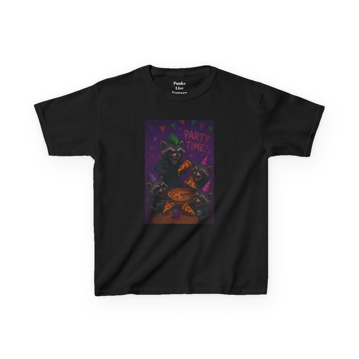 PLF “"Pizza" Tee” Tee | Punk Kidswear by PLF - Punks Live Forever