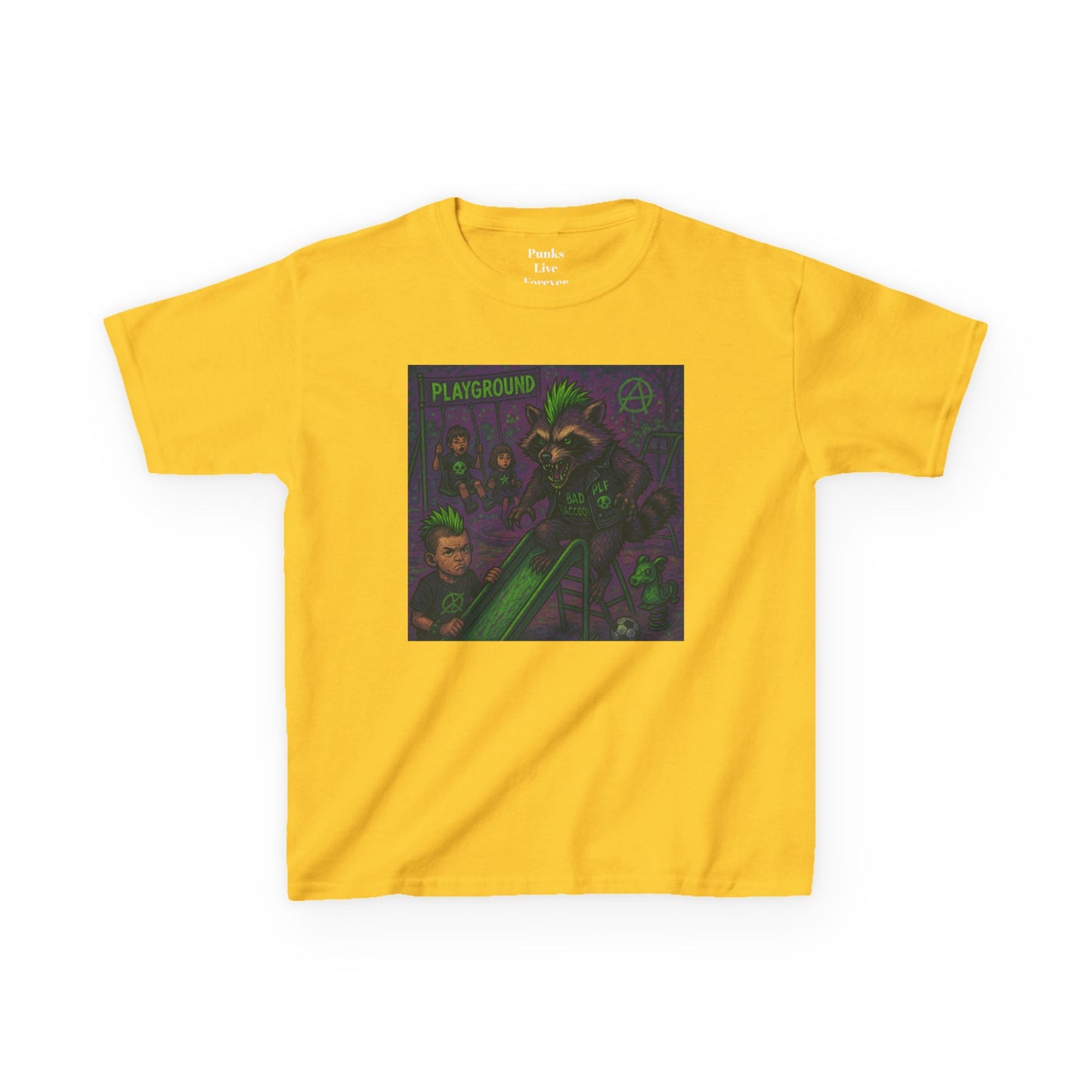 PLF “"Playground" Tee” Tee | Punk Kidswear by PLF - Punks Live Forever
