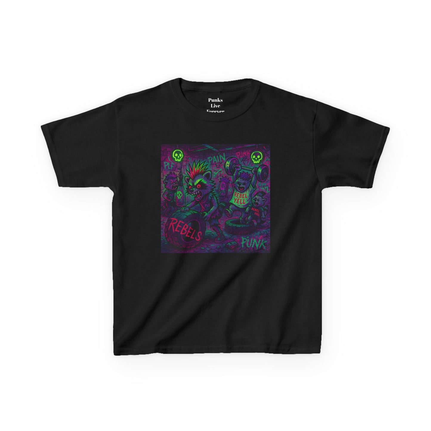 PLF “"Gym" Tee” Tee | Punk Kidswear by PLF - Punks Live Forever