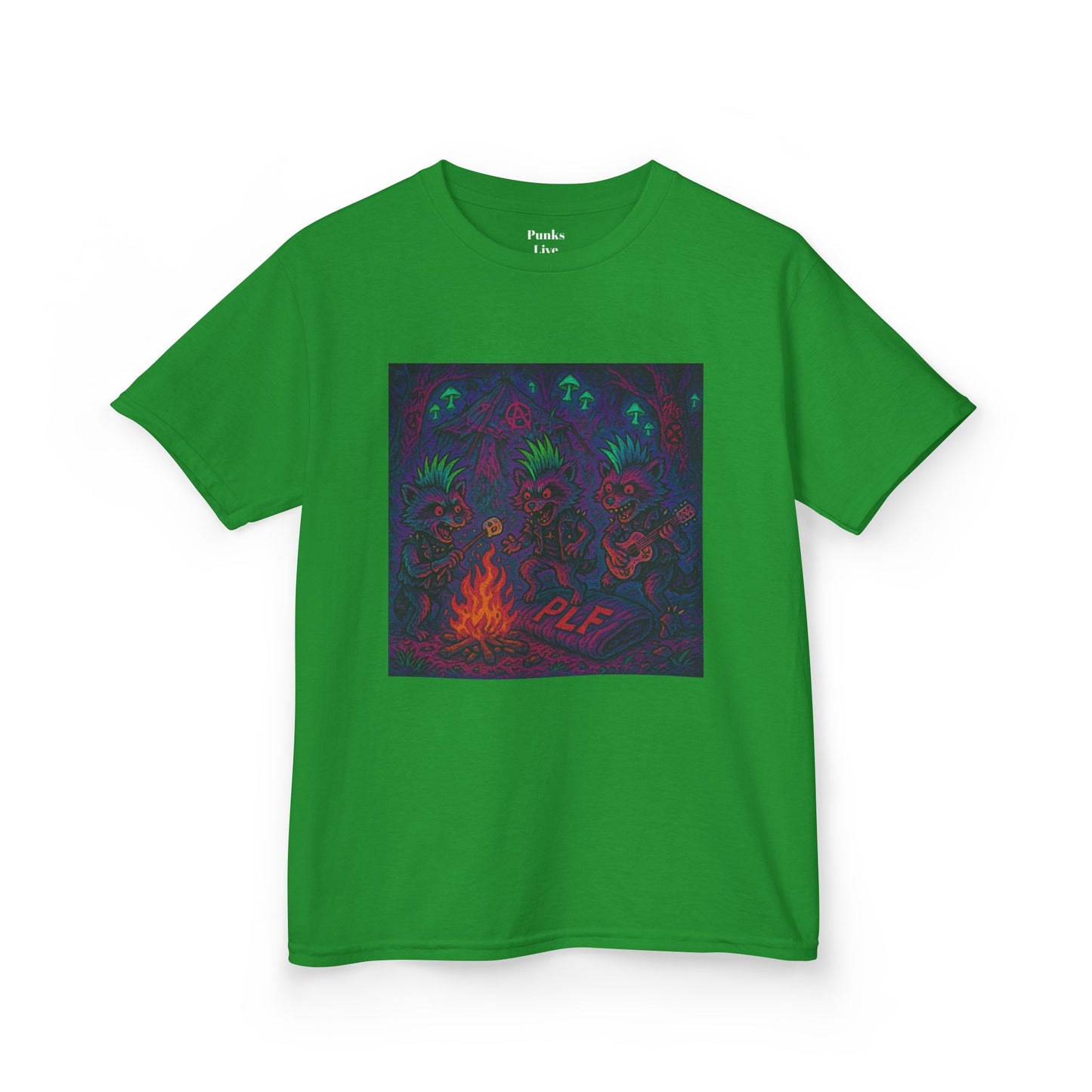 PLF “"Camping" Tee” Tee | Punk Kidswear by PLF - Punks Live Forever