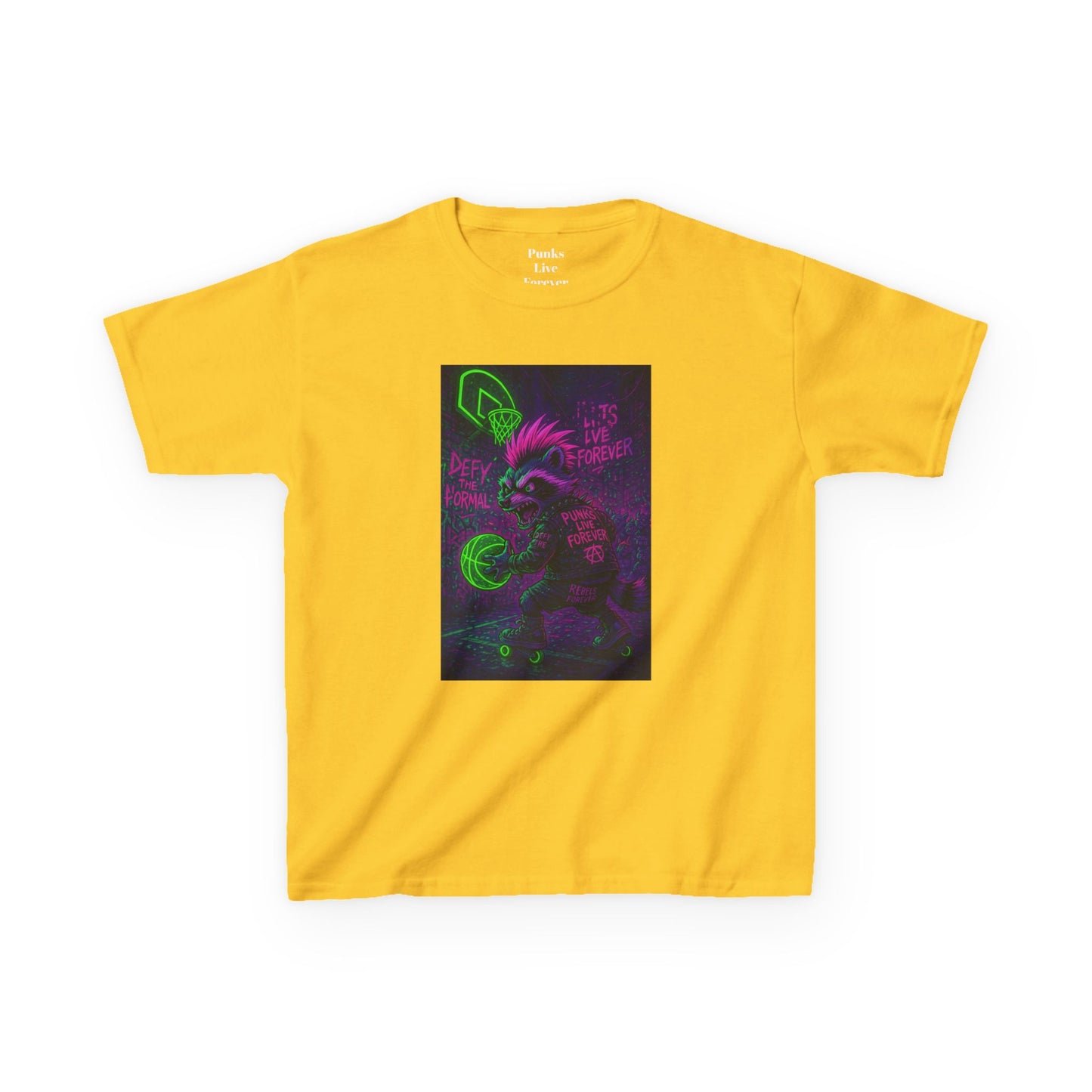 PLF “"Basketball" Tee” Tee | Punk Kidswear by PLF - Punks Live Forever